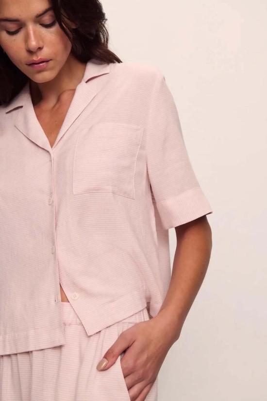  에버제이 언더웨어 노티코 릴렉스 반팔 팬츠 파자마 세트 - EBERJEY