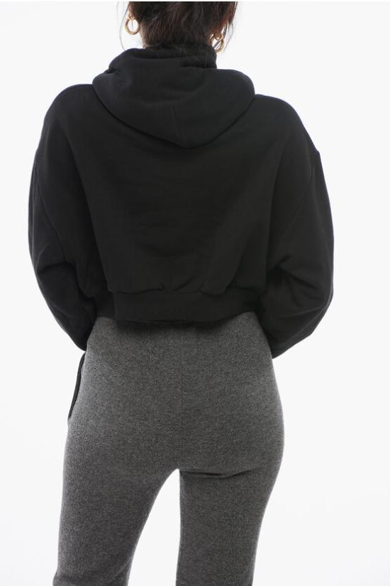  베르사체 후드 티셔츠 1014293 1A10160 1B000 Black - VERSACE