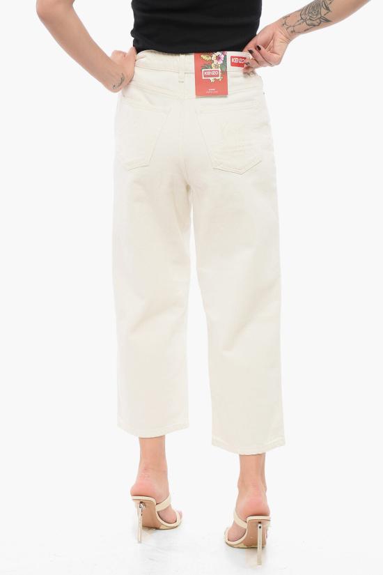  겐조 데님 팬츠 FE52DP223 6W4 WT White - KENZO