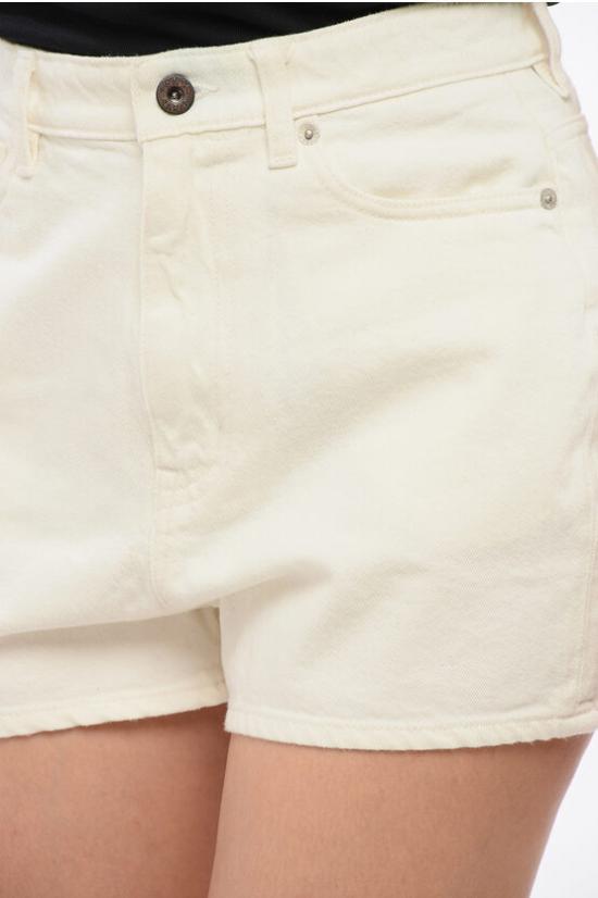  겐조 데님 숏팬츠 FE52DS200 6W4 WT White - KENZO