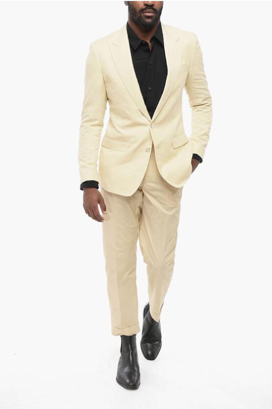  돌체앤가바나 수트 자켓 G2NW0T FUMJN A4567 White - DOLCE & GABBANA