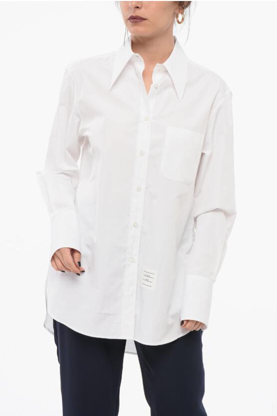  톰브라운 셔츠 FLL169A03113 100 White