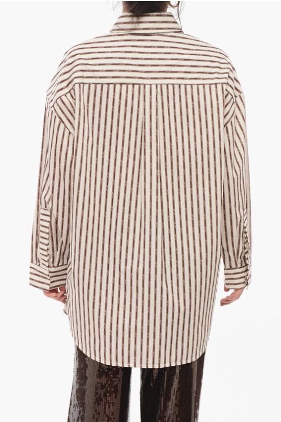  아미리 블라우스 PS24WSL001CO 271 Brown - AMIRI