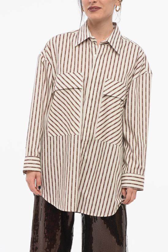  아미리 블라우스 PS24WSL001CO 271 Brown