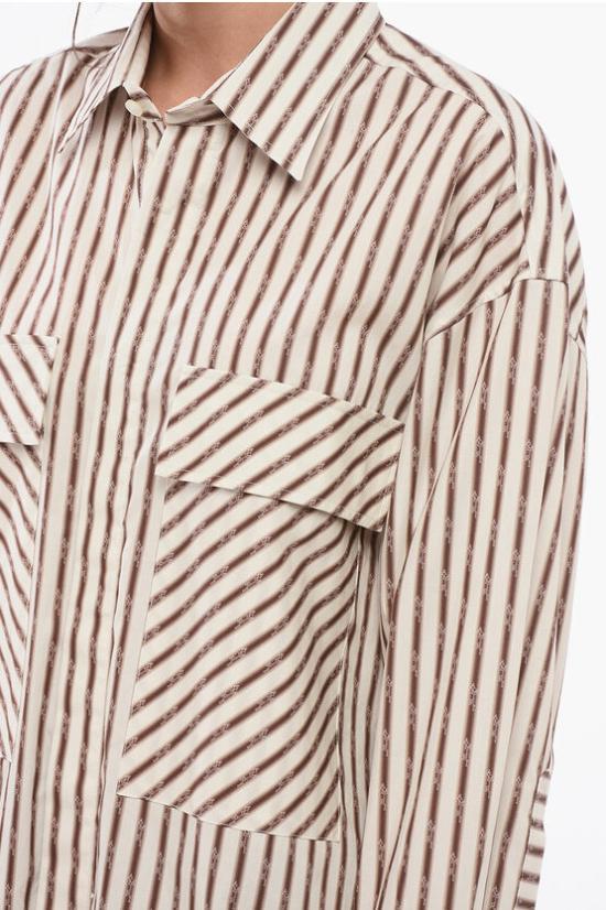  아미리 블라우스 PS24WSL001CO 271 Brown - AMIRI