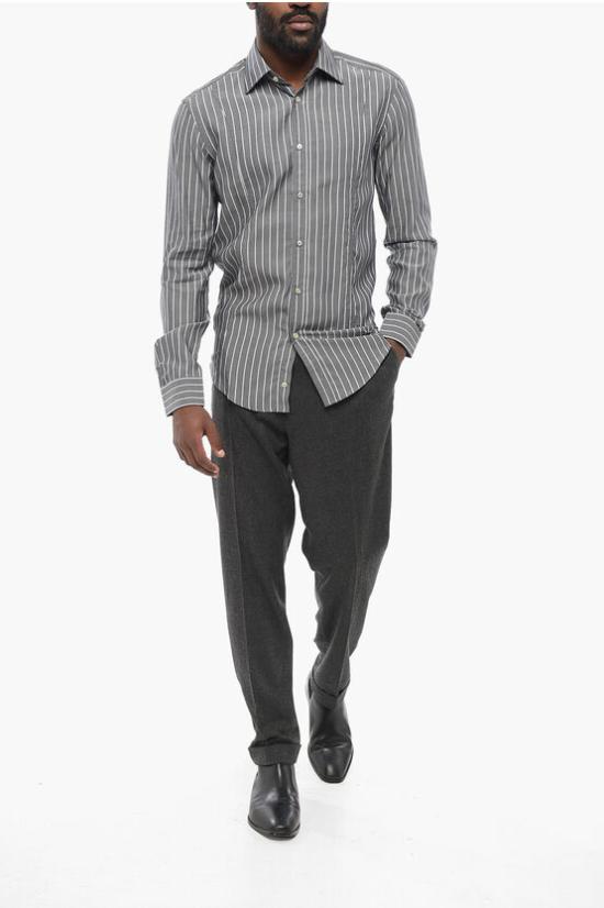  브라이언데일스 긴팔 셔츠 BD141ST7878001 Gray - BRIAN DALES