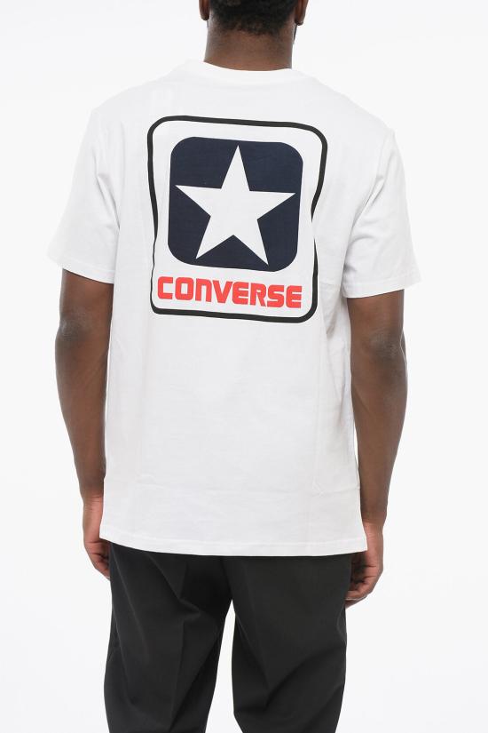  컨버스 반팔 티셔츠 10027993 A02 White - CONVERSE