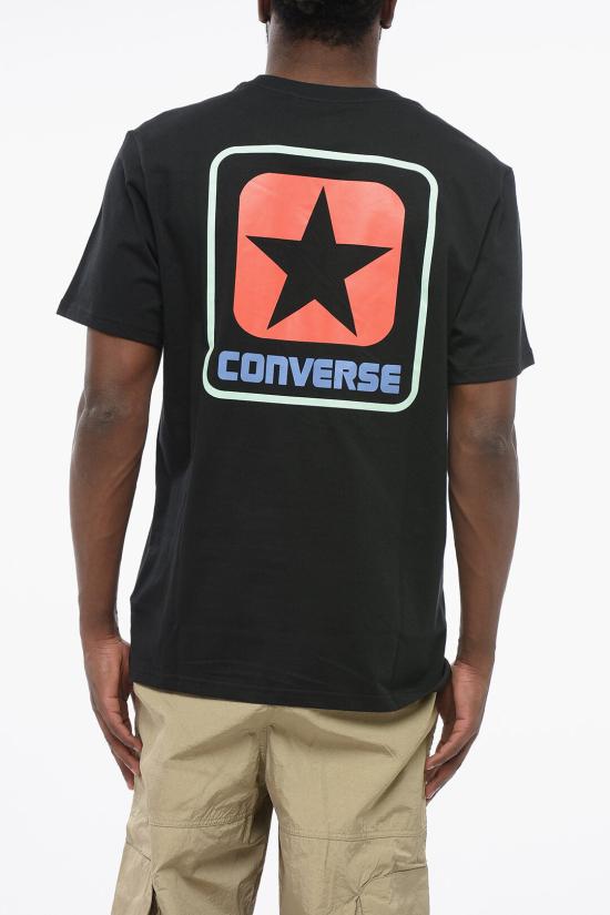  컨버스 반팔 티셔츠 10027993 A01 Black - CONVERSE