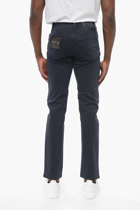  꼬르넬리아니 스트레이트 팬츠 804JF4 7820147 001 Blue - CORNELIANI