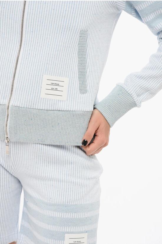  톰브라운 후드 티셔츠 FJT319AJ0142 480 Light blue - THOM BROWNE