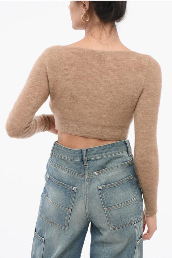  자크뮈스 스웨터 213KN203 2360 810 Brown - JACQUEMUS