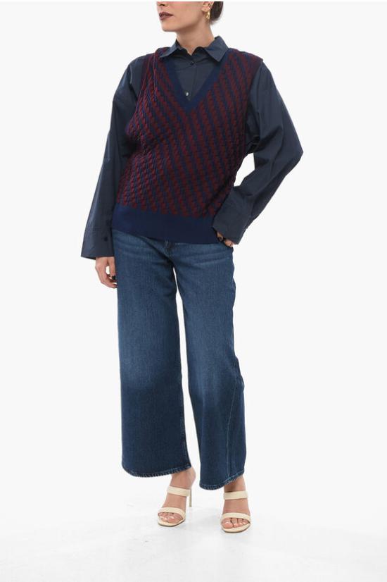  로에베 수트 자켓 S540Y14KF2CO 7554 Burgundy - LOEWE