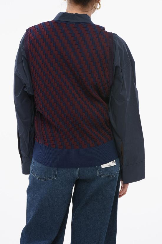  로에베 수트 자켓 S540Y14KF2CO 7554 Burgundy - LOEWE