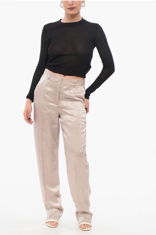  크리지아 스트레이트 팬츠 EGSJ1 P008 404 10 Pink - KRIZIA