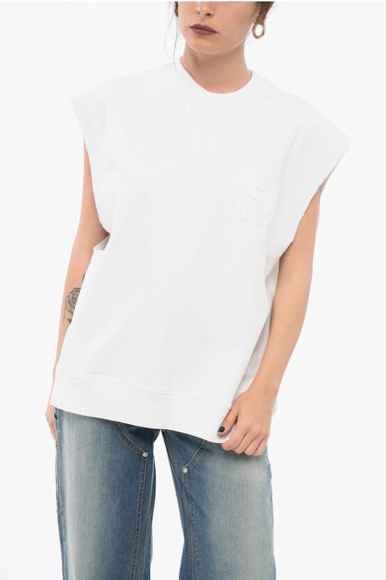  스텔라 맥카트니 긴팔 티셔츠 6J0260 3SPY55 9000 White