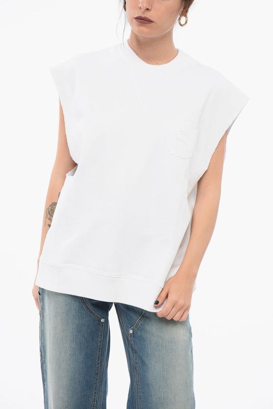  스텔라 맥카트니 긴팔 티셔츠 6J0260 3SPY55 9000 White