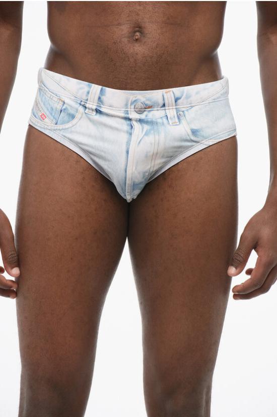  디젤 스윔팬츠 A09677 0KHAB 817 SLIP Blue