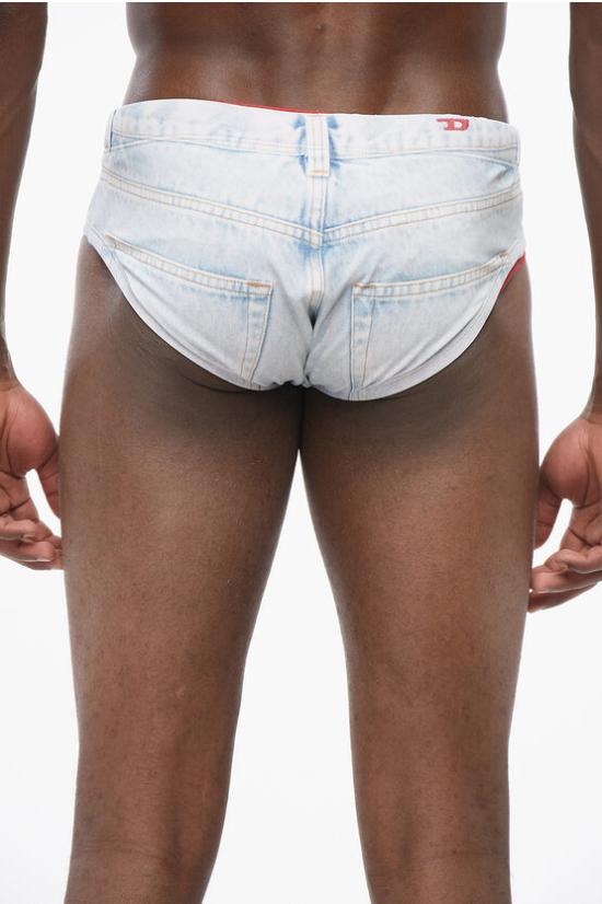  디젤 스윔팬츠 A09677 0KHAB 817 SLIP Blue - DIESEL