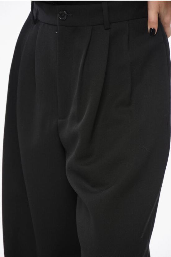  더로우 스트레이트 팬츠 7519W2586BLK Black - THE ROW