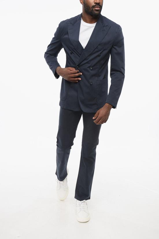  꼬르넬리아니 수트 자켓 87YAZ4 1120155 001 Blue - CORNELIANI