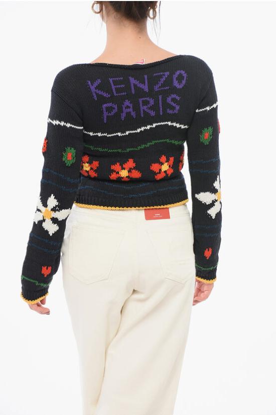  겐조 스웨터 FD52PU3523CBCO 99J Black - KENZO