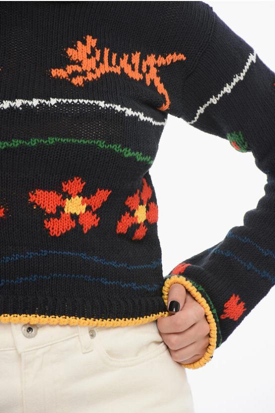  겐조 스웨터 FD52PU3523CBCO 99J Black - KENZO