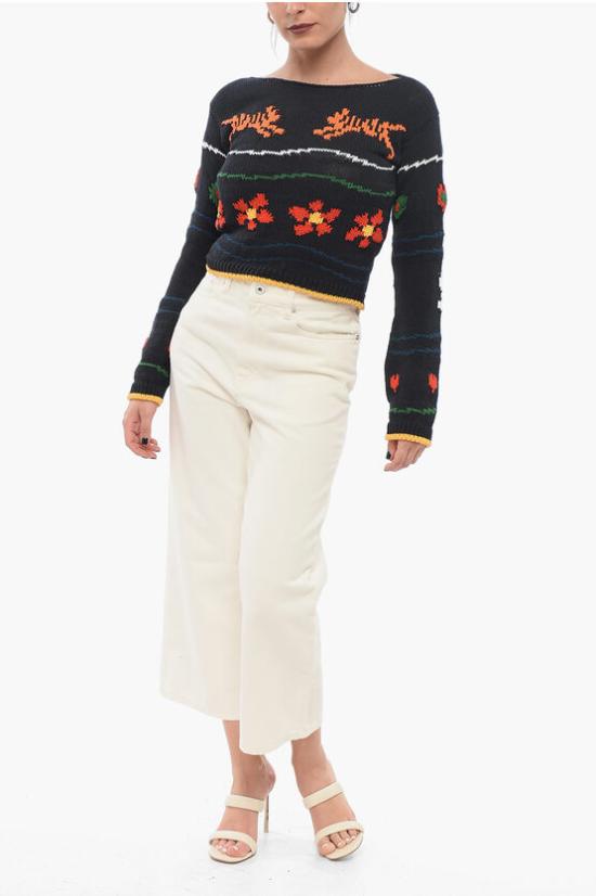  겐조 스웨터 FD52PU3523CBCO 99J Black - KENZO