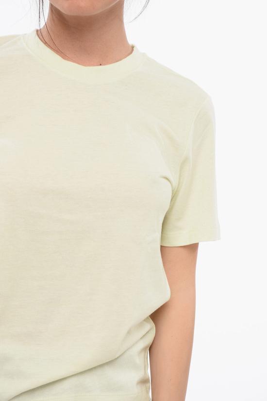  이브살로몬 반팔 티셔츠 24EFH50158B10W 0 A3019 Yellow - YVES SALOMON