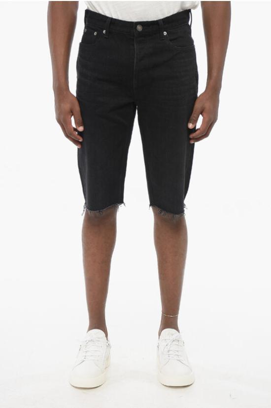  생로랑 데님 숏팬츠 731551 Y954S 1049 Black