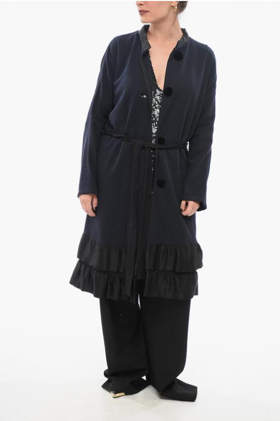  랑방 코트 BALZEBLEU Blue - LANVIN