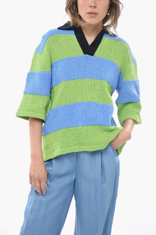  써네이 스웨터 MRTWMKNW017KNT023 7713 Blu Verde