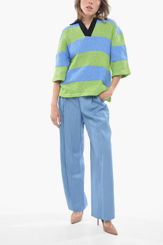  써네이 스웨터 MRTWMKNW017KNT023 7713 Blu Verde - SUNNEI