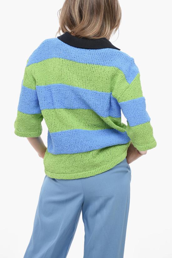 써네이 스웨터 MRTWMKNW017KNT023 7713 Blu Verde - SUNNEI