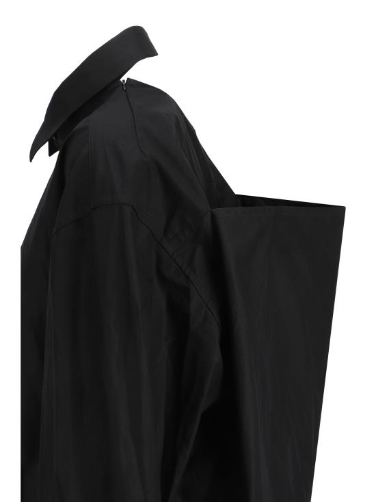 24FW 발렌시아가 숏 원피스 809049TNM60 1000 BLACK - BALENCIAGA