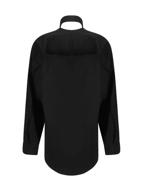 24FW 발렌시아가 숏 원피스 809049TNM60 1000 BLACK - BALENCIAGA