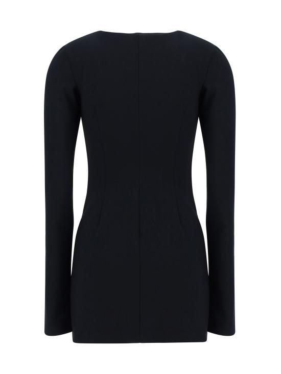 24FW 디 아티코 숏 원피스 248WCA312E100 100 BLACK - THE ATTICO