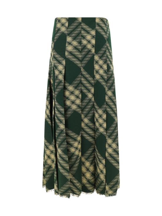  버버리 스커트 8083032 B8682 GREEN - BURBERRY
