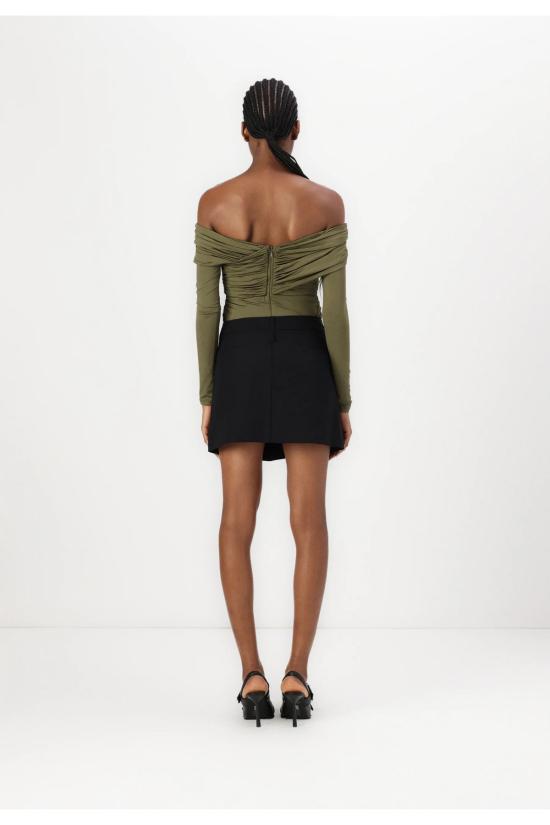  핑코 숏 스커트 104357 A18E Black - PINKO