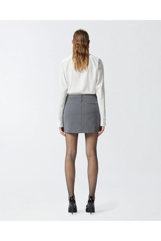  핑코 숏 스커트 104173A24V gray - PINKO