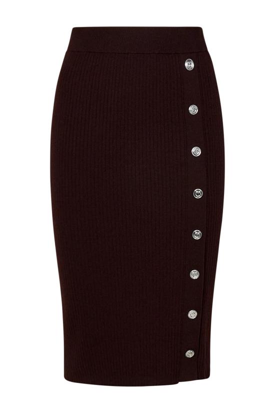  핑코 미디 스커트 104021 A15S dark brown