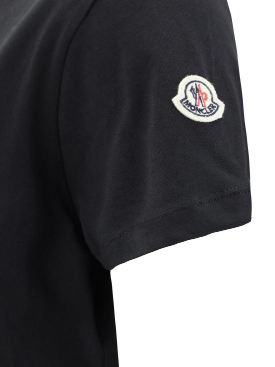 25SS 몽클레어 반팔 티셔츠 K10938C0000889AUO 999 BLACK - MONCLER