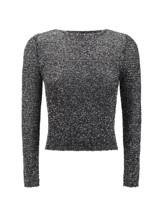  발렌시아가 긴팔 티셔츠 771328T7196 1073 SILVER