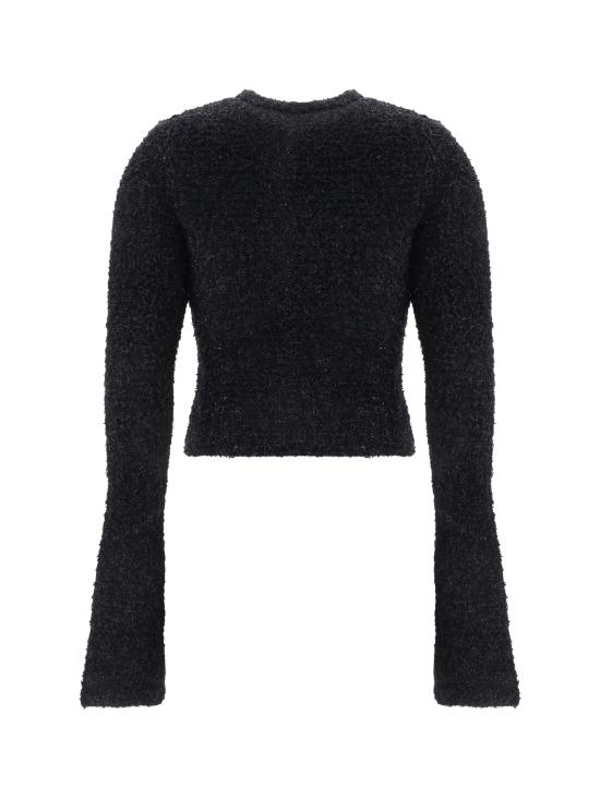 24FW 발렌시아가 가디건 793604T3328 1000 BLACK - BALENCIAGA