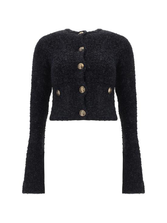 24FW 발렌시아가 가디건 793604T3328 1000 BLACK