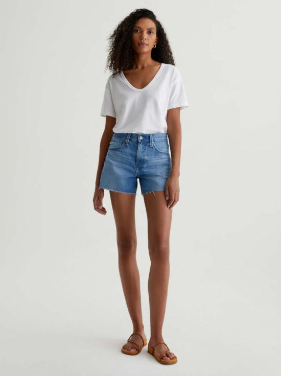  아드리아노 골드슈미드 데님 숏팬츠 Adriano Goldschmied Halle 짧은 플래시백 - ADRIANO GOLDSCHMIED