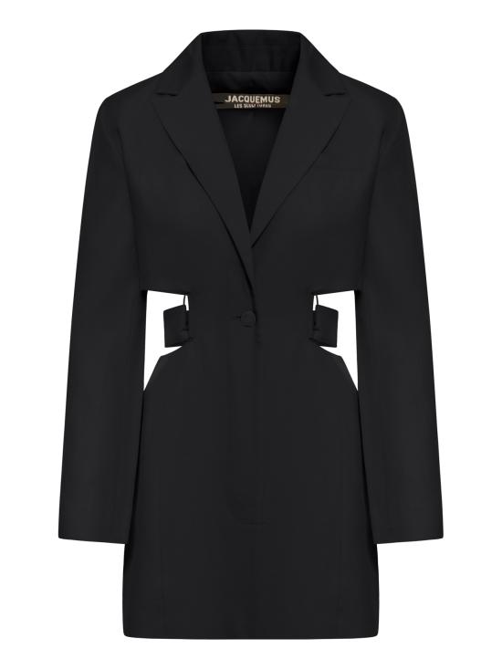 25SS 자크뮈스 숏 원피스 241DR0161333990 BLACK Black