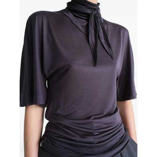 25SS 르메르 블라우스 TO1337 LJ1011 BK980 PURPLE - LEMAIRE