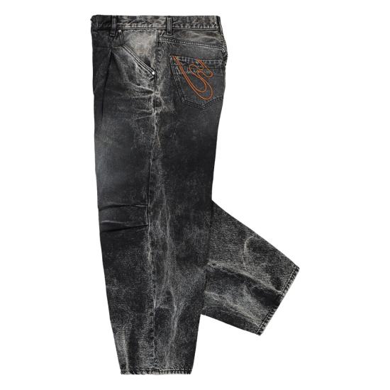 25SS 피디에프 스트레이트 팬츠 DFM03021 DF120 W0028 BLACK - PDF