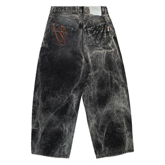 25SS 피디에프 스트레이트 팬츠 DFM03021 DF120 W0028 BLACK - PDF