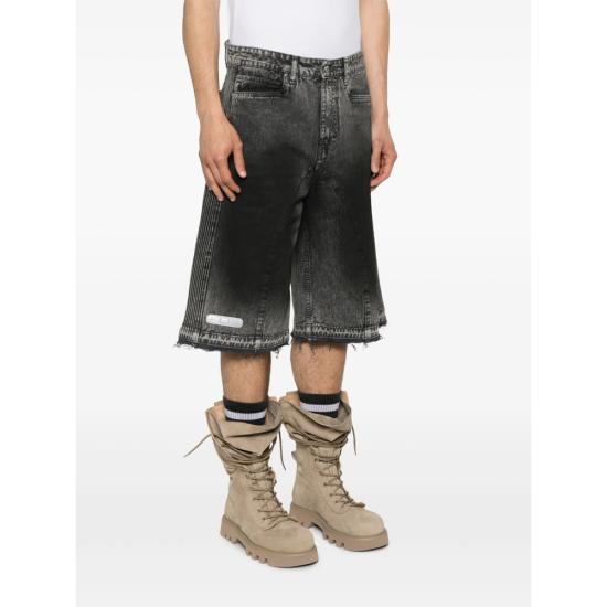 25SS 피디에프 데님 숏팬츠 DFM03013 TF118 G0017 BLACK - PDF